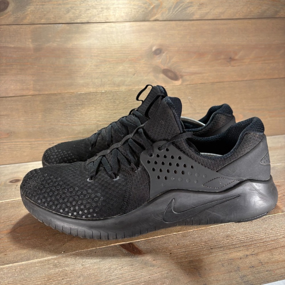 Nike Free TR8 Mens size 13 shoes Black Knit Lace Up training sneakers